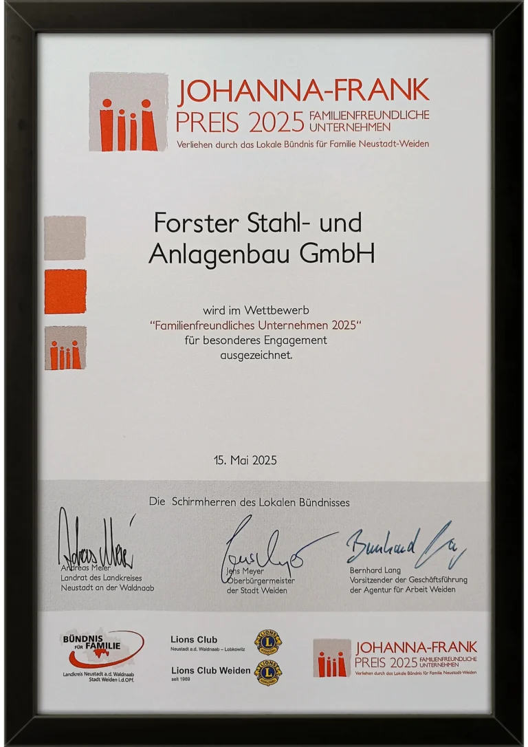 Johanna Frank Award 2025